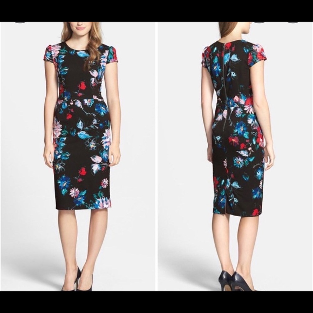 Betsey Johnson Floral Sheath Dress